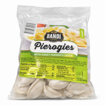 Bandi Foods Pierogies with Sweet Farmer’s Cheese