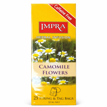 IMPRA Camomile Flowers Herbal Tea – 25 Bags (32.5g)