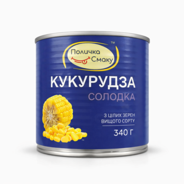 Polychka Smaku Sweet Corn, Canned – 340g