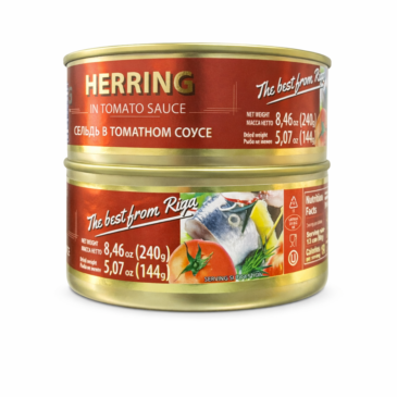The Best from Riga – Herring in Tomato Sauce (240g)